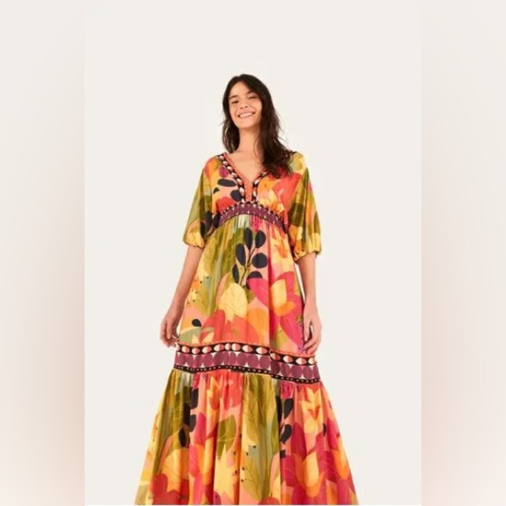 Farm Rio maxi dress nwot